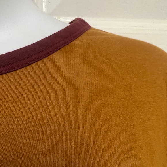 Zara Mustard Brown “I’m A Myth” Cotton T Shirt - Picture 7 of 12